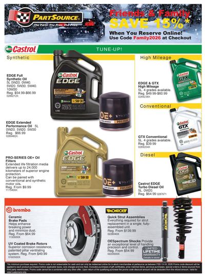PartSource Flyer February 13 to 18