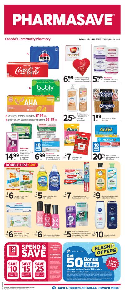 Pharmasave (ON & West) Flyer February 13 to 19