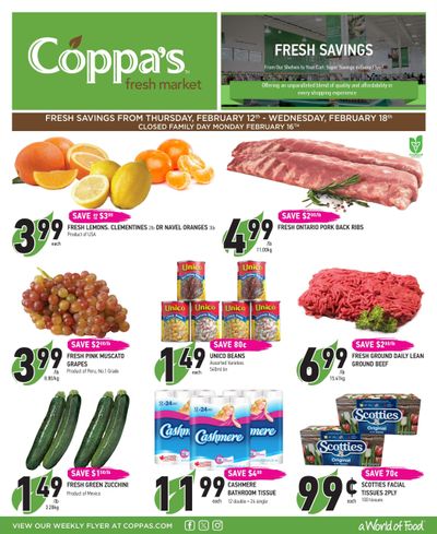 Coppa's Fresh Market Flyer February 12 to 18