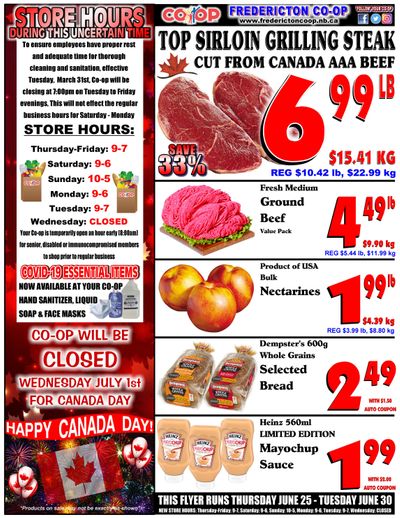 Fredericton Co-op Flyer June 25 to July 1