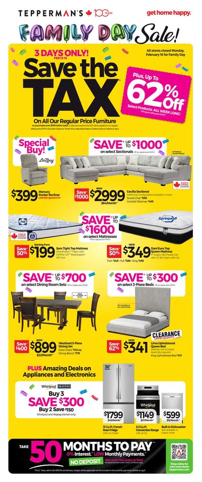 Tepperman's Flyer February 13 to 19