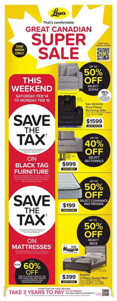 Leon’s Flyer February 12 to 18