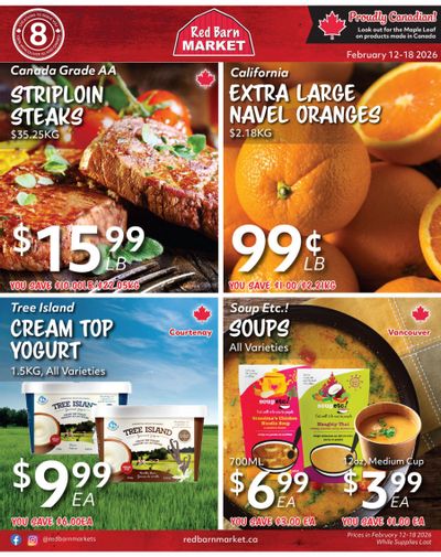 Red Barn Market Flyer February 12 to 18