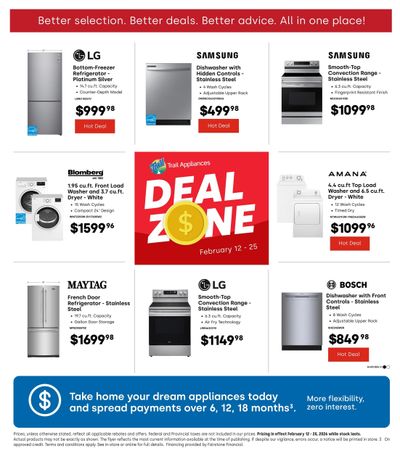 Trail Appliances (BC) Flyer February 12 to 25
