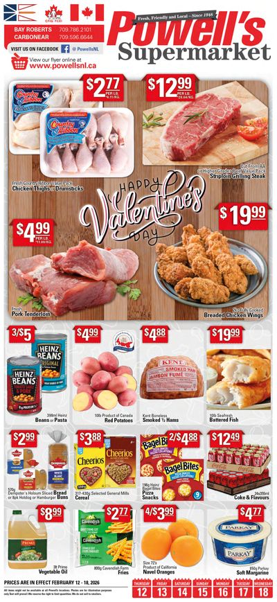 Powell's Supermarket Flyer February 12 to 18