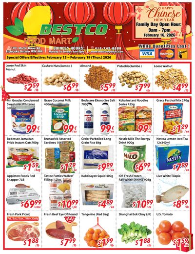 BestCo Food Mart (Etobicoke) Flyer February 13 to 19