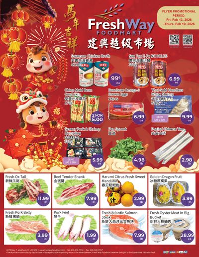 FreshWay Foodmart Flyer February 13 to 19