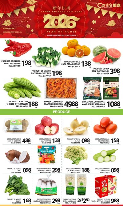 Centra Foods (Barrie) Flyer February 13 to 19