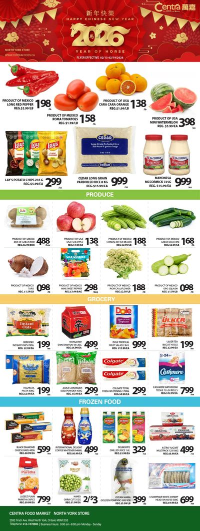 Centra Foods (North York) Flyer February 13 to 19