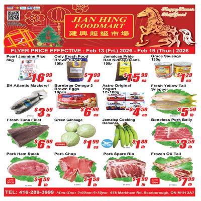 Jian Hing Foodmart (Scarborough) Flyer February 13 to 19