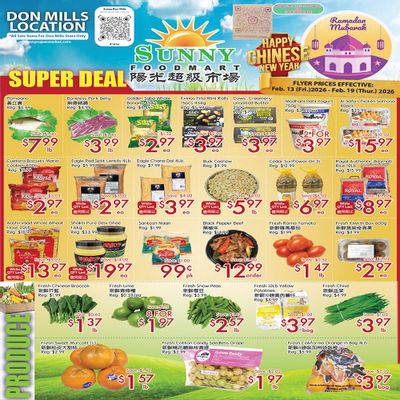 Sunny Foodmart (Don Mills) Flyer February 13 to 19