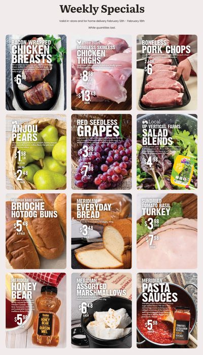 Meridian Farm Market Flyer February 12 to 18