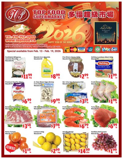 Top Food Supermarket Flyer February 13 to 19