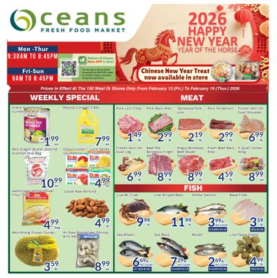 Oceans Fresh Food Market (Brampton) Flyer February 13 to 19