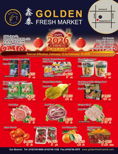 Golden Fresh Market Flyer February 13 to 19
