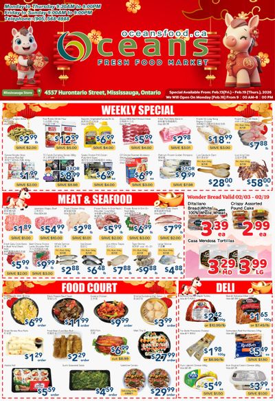 Oceans Fresh Food Market (Mississauga) Flyer February 13 to 19