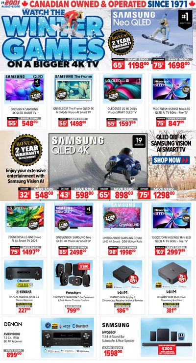 2001 Audio Video Flyer February 13 to 19