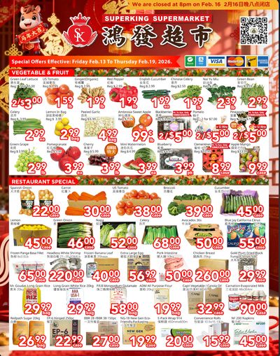 Superking Supermarket (North York) Flyer February 13 to 19