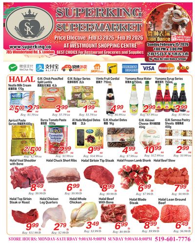Superking Supermarket (London) Flyer February 13 to 19