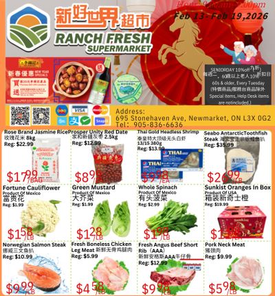 Ranch Fresh Supermarket Flyer February 13 to 19