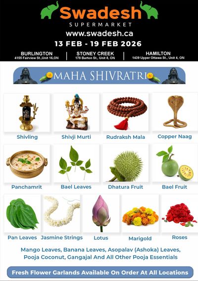 Swadesh Supermarket Flyer February 13 to 19