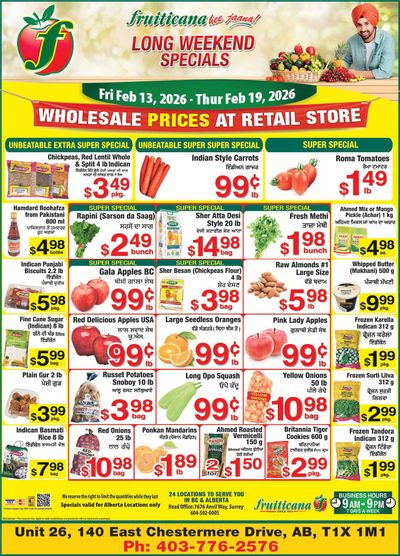 Fruiticana (Chestermere) Flyer February 13 to 19