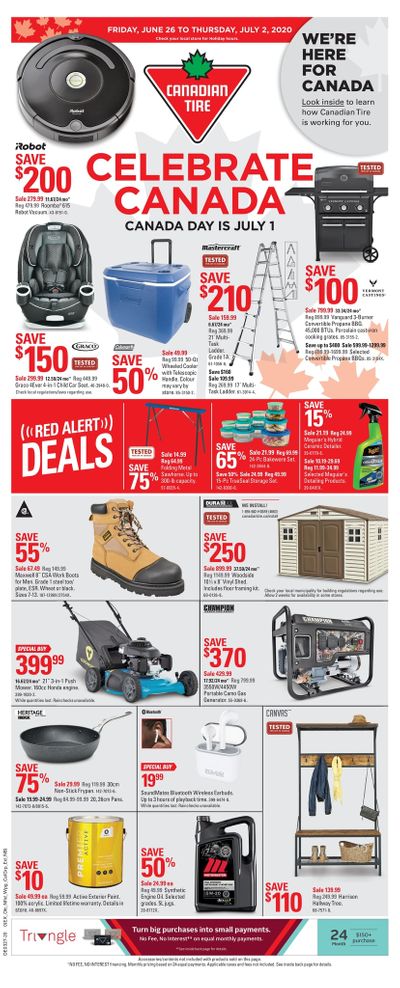 Canadian Tire (West) Flyer June 26 to July 2