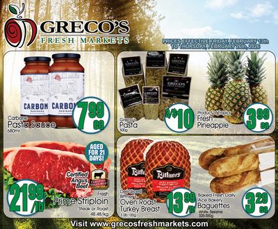 Greco's Fresh Market Flyer February 13 to 26