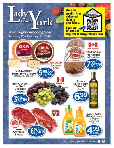 Lady York Foods Flyer February 16 to 22