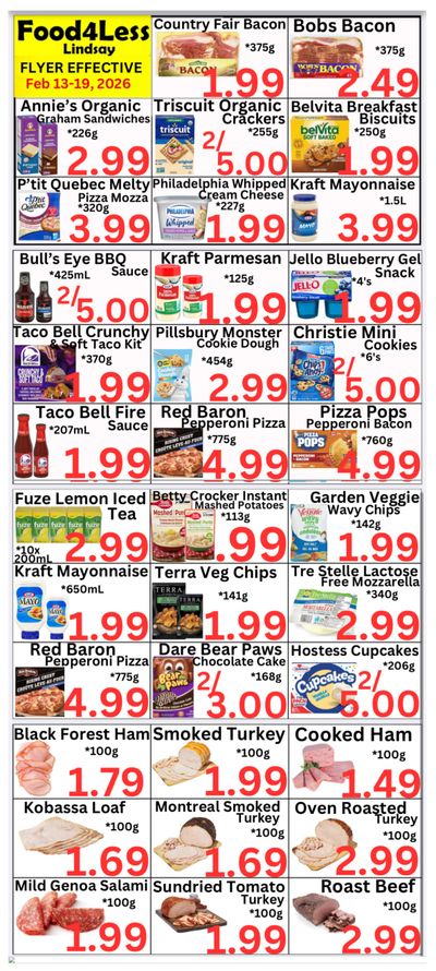 Food 4 Less (Lindsay) Flyer February 13 to 19