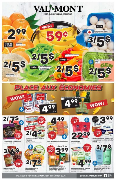 Val-Mont Flyer February 19 to 25