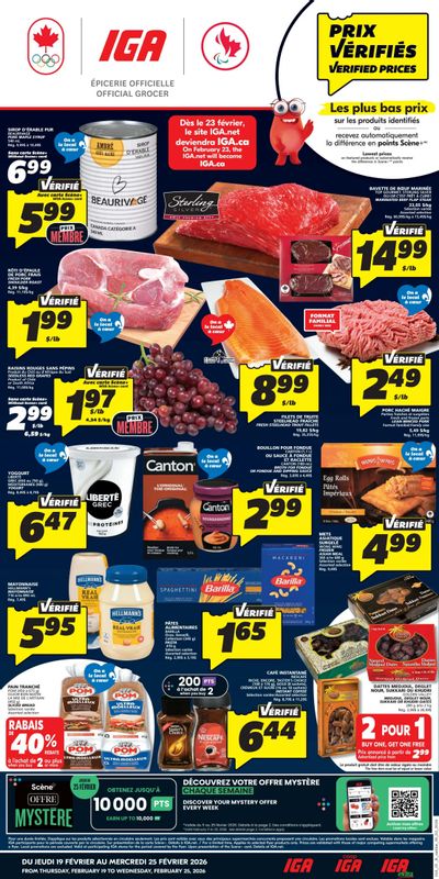 IGA (QC) Flyer February 19 to 25