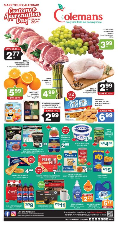 Coleman's Flyer February 19 to 25