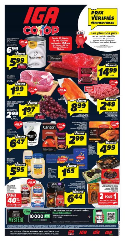 IGA (NB) Flyer February 19 to 25