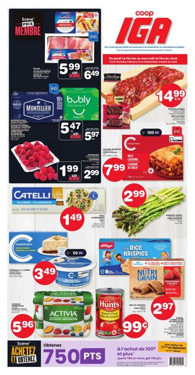 Coop IGA (QC) Flyer February 19 to 25
