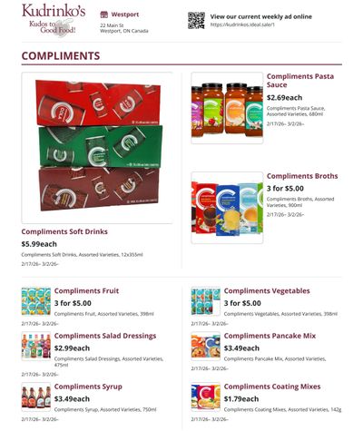 Kudrinko's Flyer February 17 to March 2