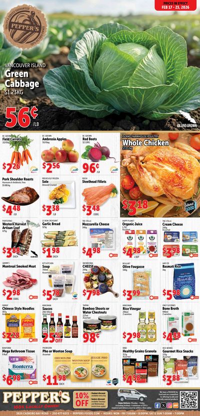 Pepper's Foods Flyer February 17 to 23