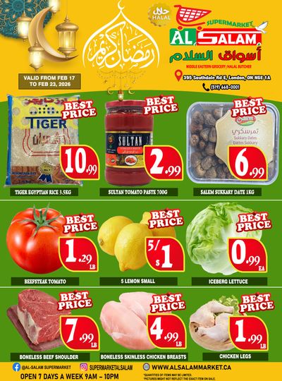 Al-Salam Supermarket Flyer February 17 to 23