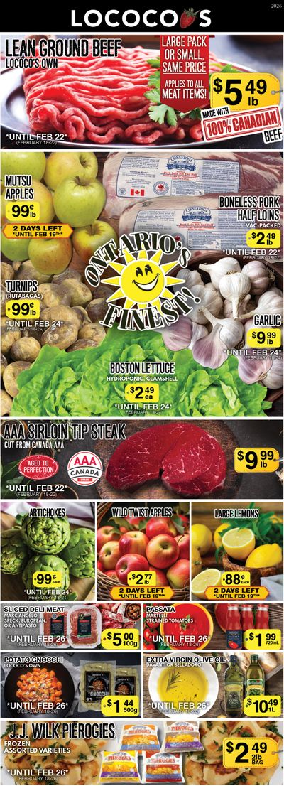 Lococo's Flyer February 18 to 24