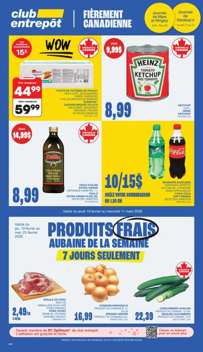 Wholesale Club (QC) Flyer February 19 to March 11