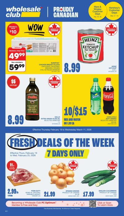 Wholesale Club (Atlantic) Flyer February 19 to March 11