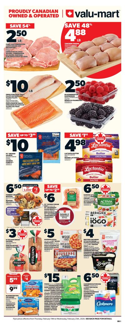 Valu-mart Flyer February 19 to 25