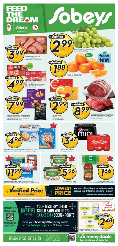 Sobeys (Atlantic) Flyer February 19 to 25