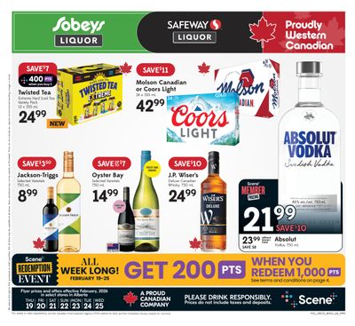 Sobeys/Safeway (AB) SWCB Flyer February 19 to 25