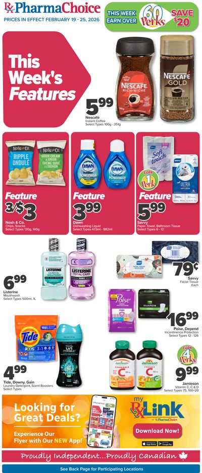 PharmaChoice (BC, AB, SK & MB) Flyer February 19 to 25