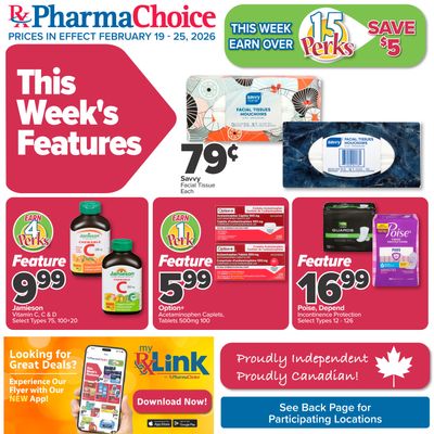 PharmaChoice Health Centre Flyer February 19 to 25