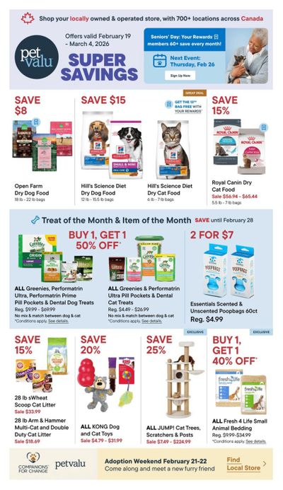 Pet Valu Flyer February 19 to March 4