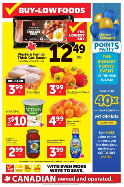 Buy-Low Foods Flyer February 19 to 25