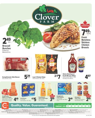 Clover Farm (ON) Flyer February 19 to 25