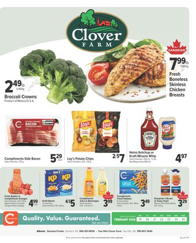 Clover Farm (AB) Flyer February 19 to 25